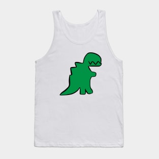 Dinosaur Friend - Green T Rex Tank Top